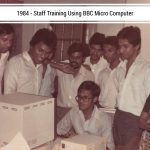 staff training using BBC micro computers