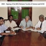 signing of the MOU between faculty of science and UCSC